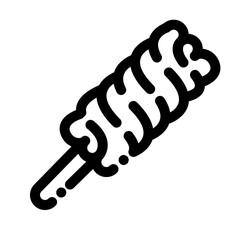 line art icon of a marshmallow for a birthday event