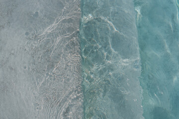 blue water surface in the pool