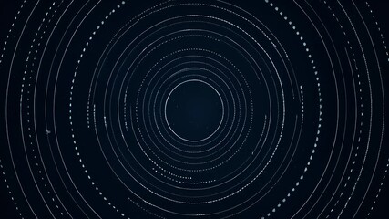 Abstract circular pattern with concentric lines and dots, creating a mesmerizing visual effect