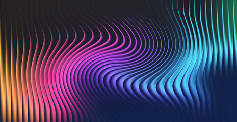 Obraz premium Abstract colorful background with wavy lines and vibrant gradient effect