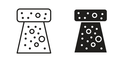 Cork icon symbol for logo, web, app designs.