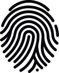 Fingerprint Secure Authentication Icon