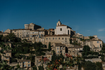 Obraz premium view of the old town of Gordes, Provence, France