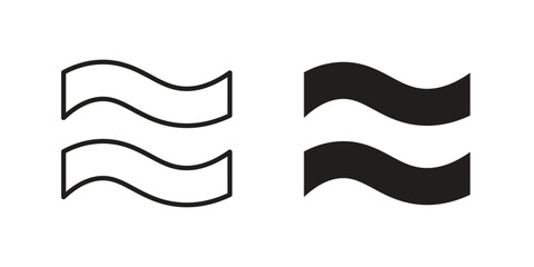 Approximately equal icon symbol for logo, web, app designs.