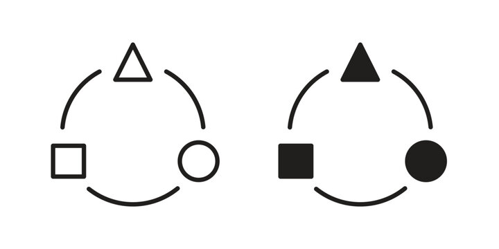 Adaptation icon symbol for logo, web, app designs.