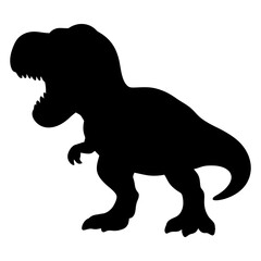Silhouette of a Tyrannosaurus Rex A Fierce Prehistoric Predator