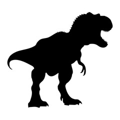 Silhouette of a Tyrannosaurus Rex A Fierce Prehistoric Predator