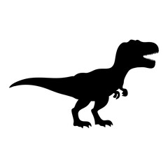 Silhouette of a Tyrannosaurus Rex A Fierce Prehistoric Predator