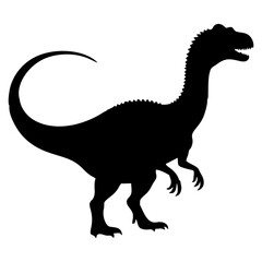 Silhouette of a Tyrannosaurus Rex A Fierce Prehistoric Predator