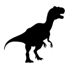 Silhouette of a Tyrannosaurus Rex A Fierce Prehistoric Predator