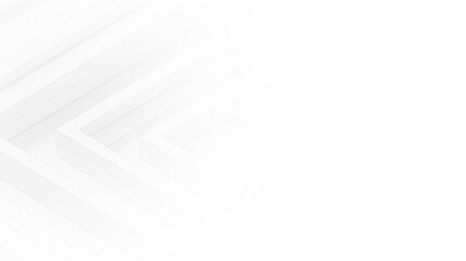 Obraz premium Abstract white geometric pattern with subtle shadows and highlights