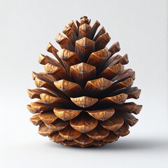 Close-up of a pine cone with rich texture and detail, representing autumn, nature, forest beauty, and seasonal decoration for fall and winter themes.