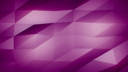 Abstract pink polygon background with faceted shapes and gradients, ideal for modern design concepts
