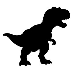 Silhouette of a Tyrannosaurus Rex A Fierce Prehistoric Predator