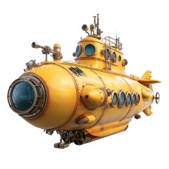 An Intriguing Yellow Submarine Displaying Remarkable Marine Engineering and Innovative Design for Exploration of Underwater Landscapes
