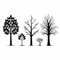 Obraz premium a-minimalist-illustration-featuring-four-distinct-.eps