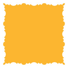 Ornate Bordered Square Shape in Gold