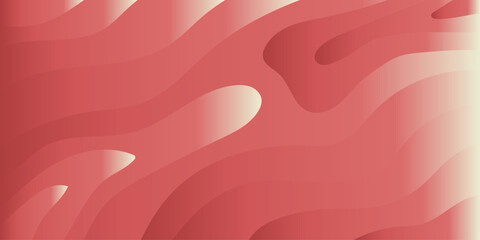 Abstract Background Red Gradient Wavy Pattern