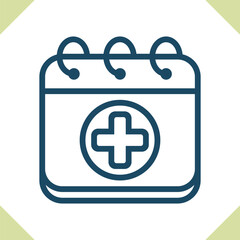 Obraz premium Medical Appointment Icon