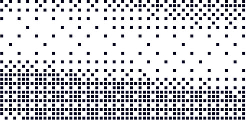 8bit background transform effect and geometric elements. Pixel art design with explosion and halftone dot pattern.