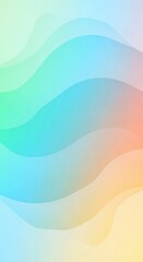 Fototapeta premium Serene Gradient Waves A Symphony of Colors Flowing in Harmony, Whisk