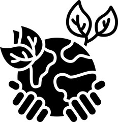 Sustainable Practice glyph icon