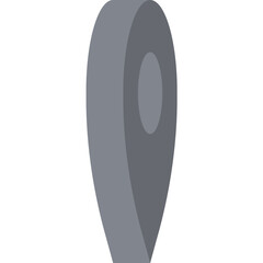 Isometric Gray Location Pin Icon