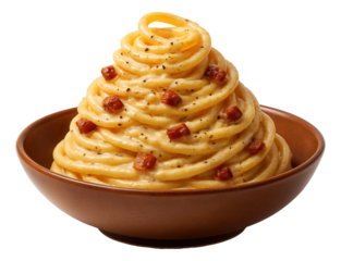 Plastic-wrapped chicken stew with a clear window, showing shredded meat and vegetables