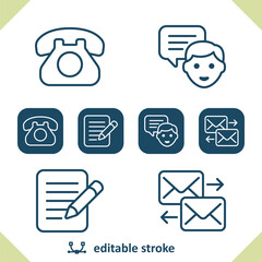 Contact - Contact Us Icons