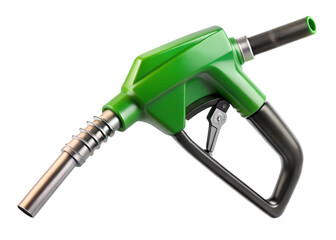 green gas pump nozzle png image on transparent background