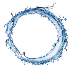 Circular water splash