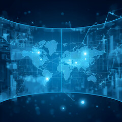 Global Data Flow A World Connected Through Digital Networks