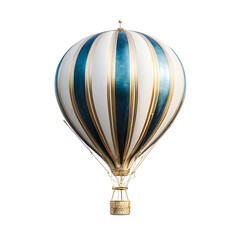 Obraz premium Stylish vintage hot air balloon illustration
