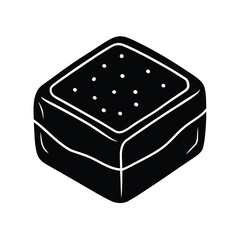 Banh Chung Square Rice Cake Icon