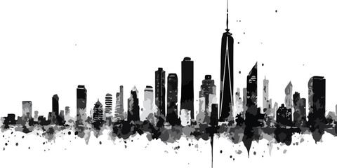 Obraz premium Grunge urban black texture on white background vector illustration. Grunge dirty urban dust texture design with scratches.