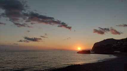 Madeira island, sea, water, blue, waves, landscape, travel, adventures, destination, nature, view, rock, cliff, mountain, green, blue, paradise, madeira island, sunset, dawn, evening, darl, ligth