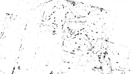 Distressed Black White Grunge Texture. Abstract Dust Grain Scratch Overlay Vintage Design