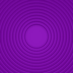 Abstract circles layers on purple background