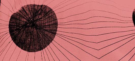 background with wave-like lines passing through rounded edges