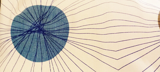 background with wave-like lines passing through rounded edges