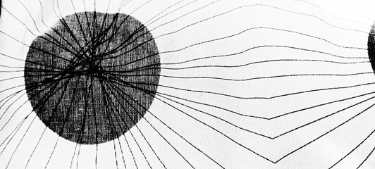 background with wave-like lines passing through rounded edges