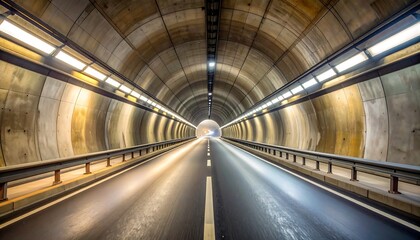 Road tunnel perspective