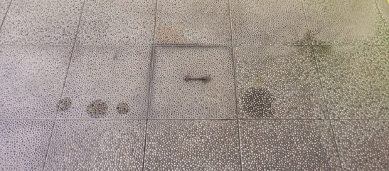 Urban Concrete Pavement with Grungy Tile