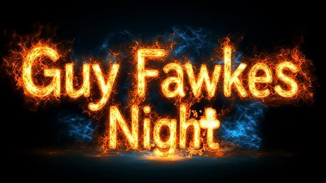 Guy Fawkes Night, Burning Flame