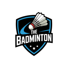 Obraz premium Badminton Club Emblem A Vector Graphic Design for Sports Team Logos