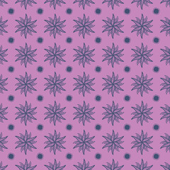 seamless pattern with flowers