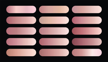 Obraz premium Metallic Rose Gold Gradient Collection