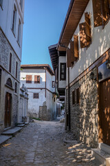 narrow street in the old town of Safranbolu
