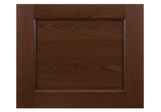 Dark brown wooden panel with frame texture image