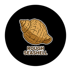 Rough seashells icon 